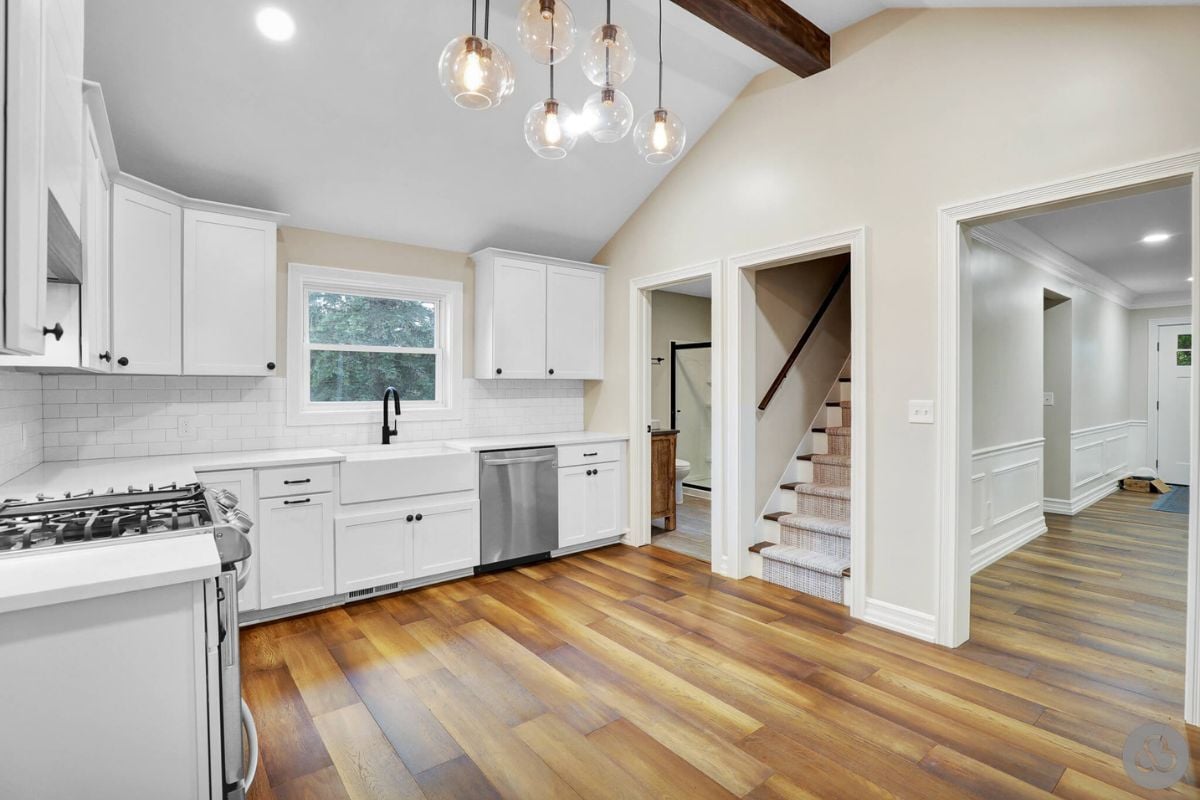 luxury kitchen remodeling project in Alaiedon Township Mason Michigan built by Custom Built Design and Remodeling