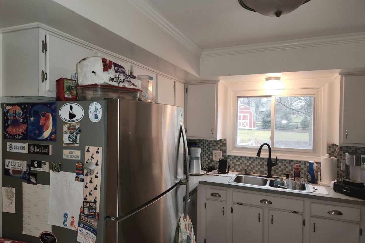 unfinished kitchen remodeling project in Birchwood Neighborhood Okemos Michigan