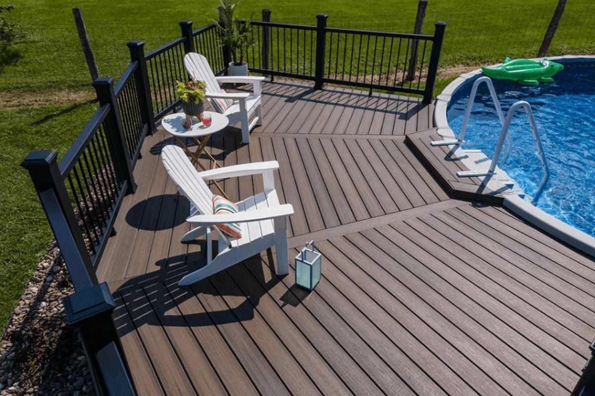 Greater Lansing Pool Deck Project with Trex Composite Decking