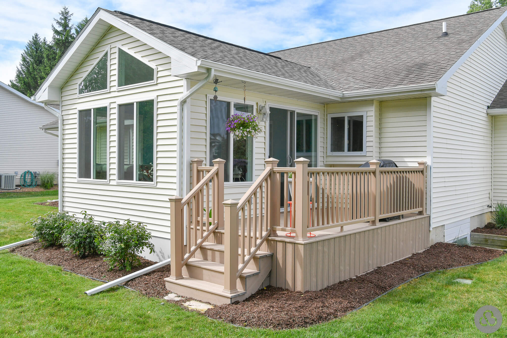 home addition project in Northern Michigan built by Custom Built Design and Remodeling