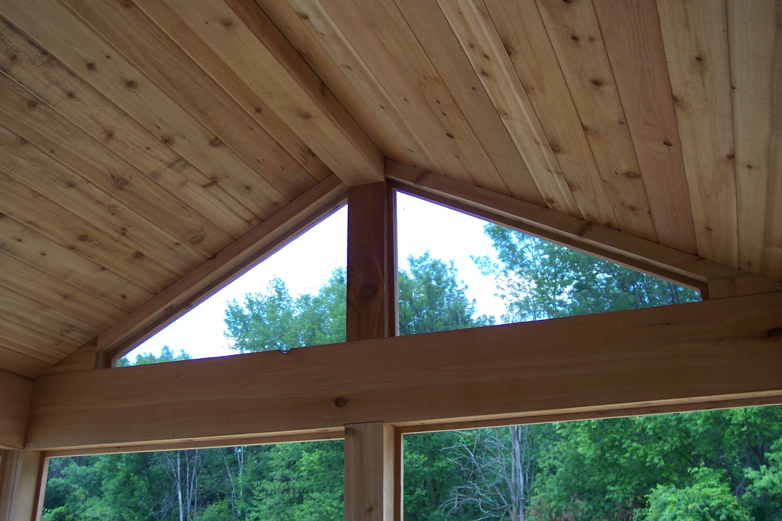 sunroom addition in Northern Michigan built by Custom Built Design and Remodeling
